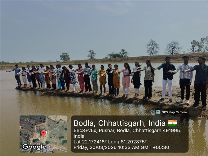 world water day -Govt. Naveen Swami College Bodla Dist Kabirdham,491995 C.G.